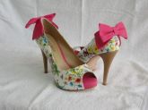 PEEPTOE PINK FLORAL