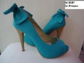 PEEP TOE AZUL